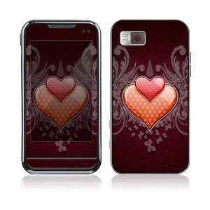  Samsung Eternity (SGH A867) Decal Skin   Double Hearts 