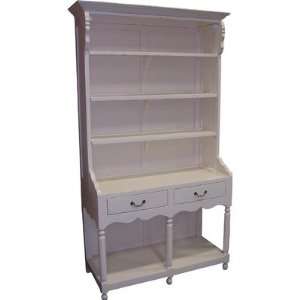  Small Gallery Cabinet in Distressed White