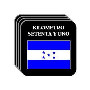 Honduras   KILOMETRO SETENTA Y UNO Set of 4 Mini Mousepad Coasters