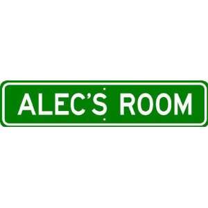  ALEC ROOM SIGN   Personalized Gift Boy or Girl, Aluminum 