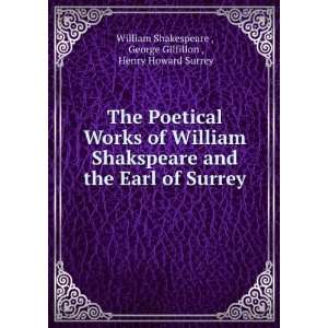   : George Gilfillon , Henry Howard Surrey William Shakespeare : Books