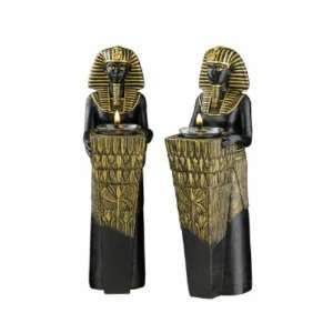  Egyptian Pharaoh Altar Candle Holder Statutes: Home 