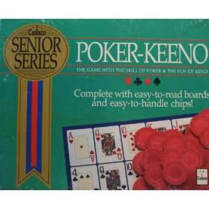  Poker Keeno (Cadaco Senior Series) The game with the skill of Poker 