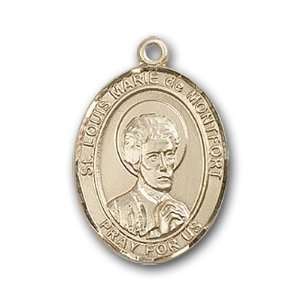  12K Gold Filled St. Louis Marie De Montfort Medal Jewelry