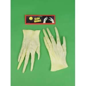  Creepy Gloves Glow In The Dark Hands Monster Accessory 