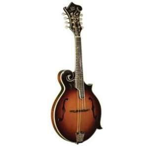   Morgan Monroe MMS 5 F Style Mandolin w Case Curly: Musical Instruments