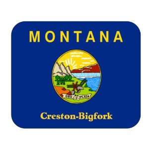 US State Flag   Creston Bigfork, Montana (MT) Mouse Pad 