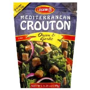 Osem Croutons Onion/Garlic 5.25 oz. (Pack of 8)  Grocery 
