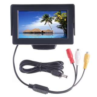 TFT LCD Car Reverse RearView Color Monitor DVD VCR  