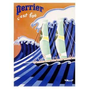  Perrier Mineral Water Giclee Poster Print, 32x44