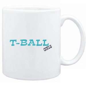 Mug White  T Ball GIRLS  Sports 