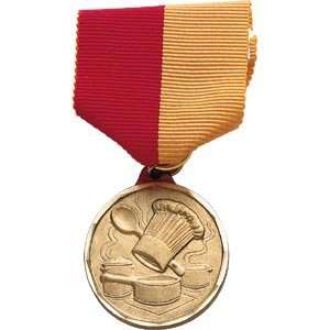  1 1/4 Inch Silver Culinary Arts Medal