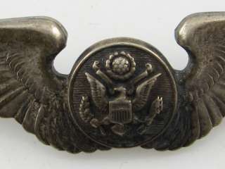 WWII Army Air Force Air Crew Wings   Sterling   3 *NR*  