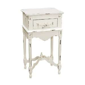  Sterling Industries 89 1803 White Milkpaint End Table 