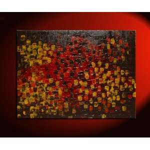 : Abstract Textured Decorative Modern Oil Painting Hand Painted Wall 