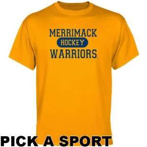   College Warriors Gold Custom Sport T shirt  : Sports & Outdoors