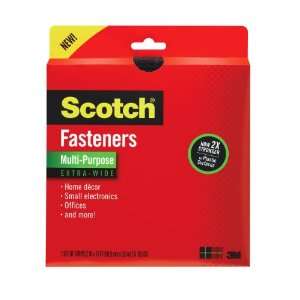  Scotch Multi Purpose Fasteners, 2 x 10 feet, Black (RF7081 