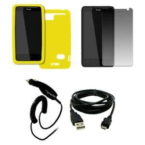  EMPIRE AT&T HTC Holiday Yellow Silicone Skin Case Cover 