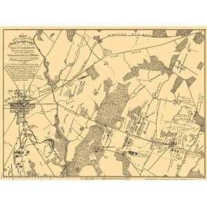  TENTH NEW YORK CAVALRY PA CIVIL WAR MAP 1863