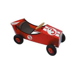  Wooden Red Pedal Car Toys & Games
