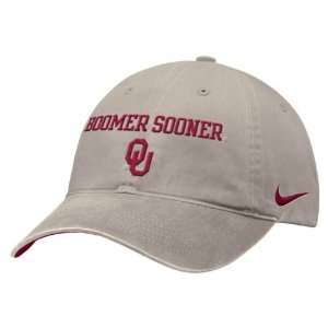 Nike Oklahoma Sooners Grey Local Campus Hat  Sports 