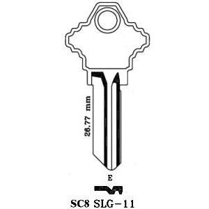  Key blank, Schlage E SC8/1145E