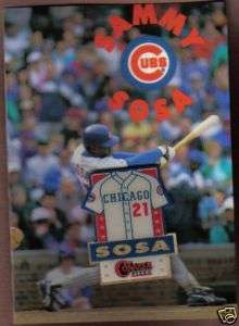 1990s Sammy Sosa Chicago Cubs #21 Jersey Pin w/ Card  