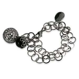  Circle Link Bracelet with Dangles Jewelry