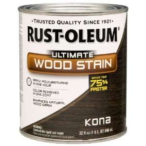  Rust Oleum 260154 Ultimate Wood Stain, Quart, Kona