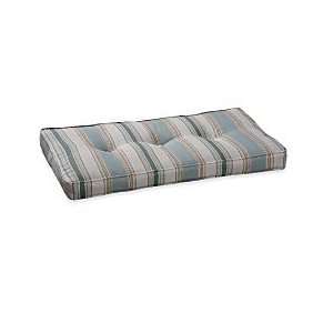  Indoor Stripe Bench Cushion Small   Brownstone Stripe 