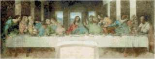 Da Vinci The Last Supper Counted Cross Stitch Pattern Chart Design Art 