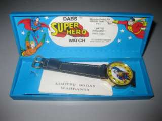 Vintage 1977 Dabs Superman DC Comics Character Watch  