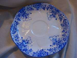 FABULOUS SHELLEY DAINTY BLUE SAUCER FOR YOUR STANDARD CUP  