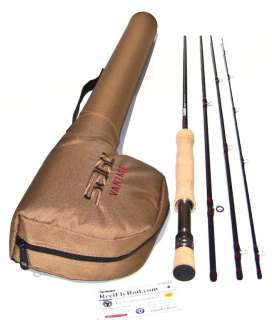 This New Sage factory built rod includes a Sage Rod & Reel Case (above 