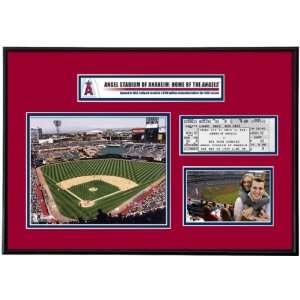  Los Angeles Angels of AnaheimAngel Stadium Ticket Frame 
