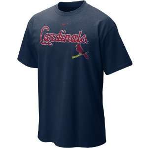 Nike St. Louis Cardinals Navy Blue Outta The Park T shirt 