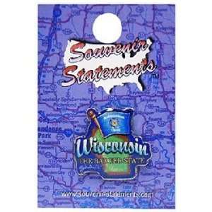  Wisconsin Magnet 2D 50 State White Case Pack 108 