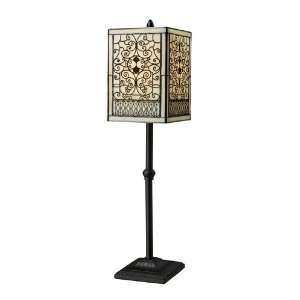Legacies Collection 1 Light 27 Adamson Table Lamp in Tiffany Bronze w 
