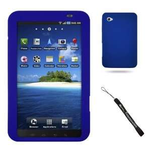   Blue Protection Silicone Skin for Samsung Galaxy Tablet: Electronics