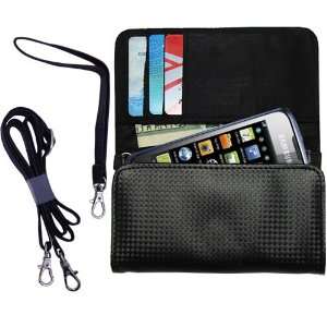  Black Purse Hand Bag Case for the Samsung Beam I8520 with 