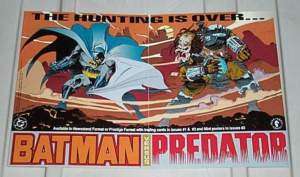 BATMAN vs PREDATOR DARK HORSE COMICS DHC PROMO POSTER 2  