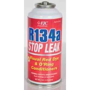    One Can 4oz R134a Stop Leak w/ Red Dye FJC # 9140 Automotive