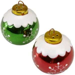   : Christmas Ornament Salt and Pepper Shakers Ceramic: Everything Else