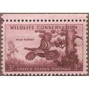  Postage Stamps US Wild Turkey Conservation Sc 1077 MNHVF 