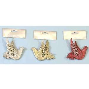   : New   Glittered Bird Ornaments Case Pack 72 by DDI: Home & Kitchen
