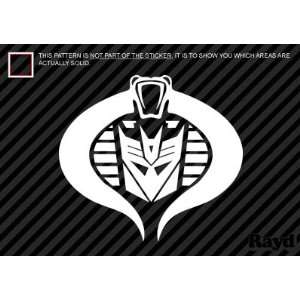  (2x) Decepticon   Cobra   Transformer   Sticker   Decal 