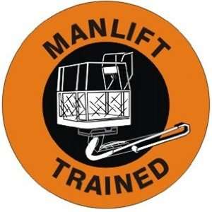  Helmet Marker   Manlift Trained w/ pictorial   Vinyl Press 