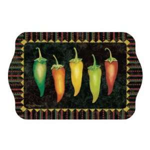  Small Melamine Tray  Hot Peppers