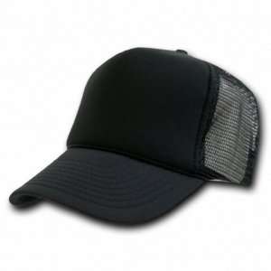  by Decky BLACK Mesh Trucker Style Cap Hat Caps Hats 