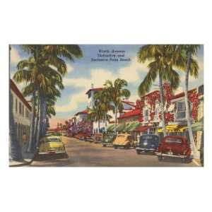  Worth Avenue, Palm Beach, Florida Premium Poster Print 